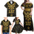 Personalised Philippines Independence Day Family Matching Off Shoulder Maxi Dress and Hawaiian Shirt Filipinos Sun Star Tribal