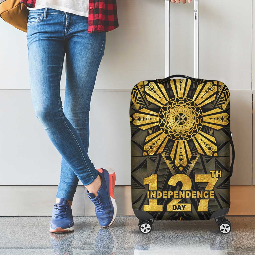 Philippines Independence Day Luggage Cover Filipinos Sun Star Tribal