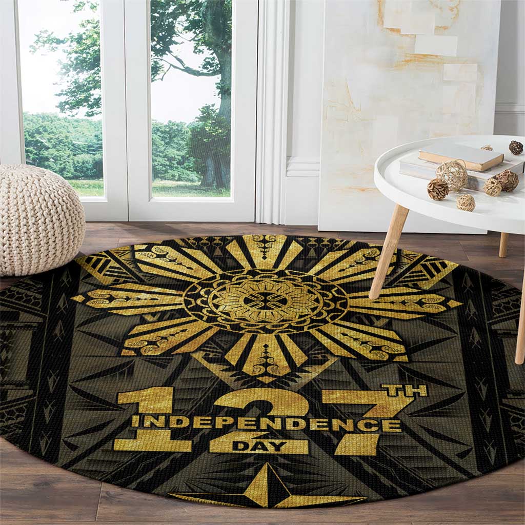 Philippines Independence Day Round Carpet Filipinos Sun Star Tribal