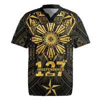 Personalised Philippines Independence Day Rugby Jersey Filipinos Sun Star Tribal