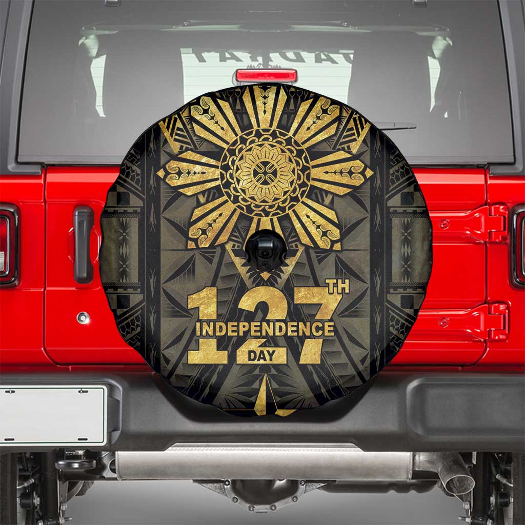 Philippines Independence Day Spare Tire Cover Filipinos Sun Star Tribal