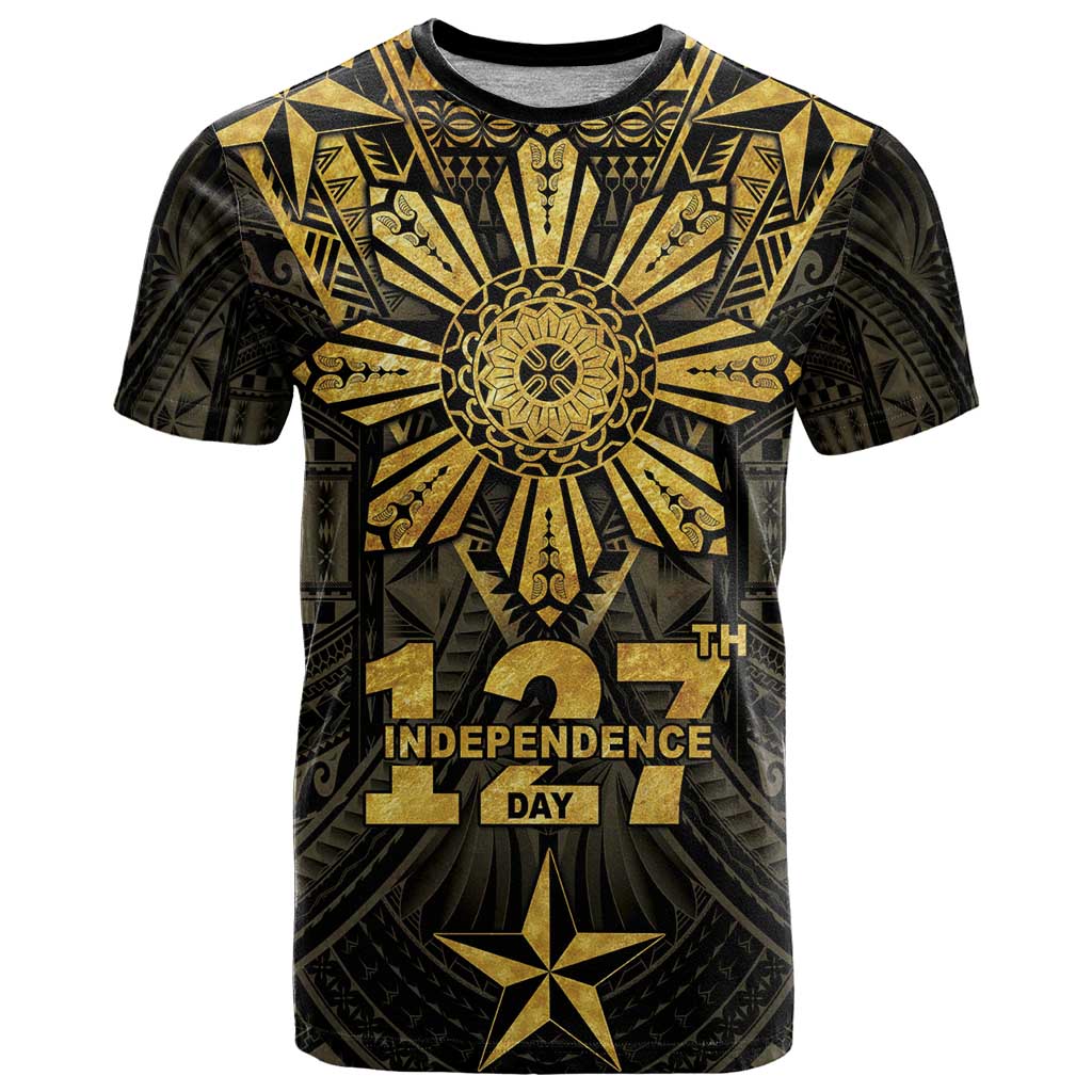 Personalised Philippines Independence Day T Shirt Filipinos Sun Star Tribal