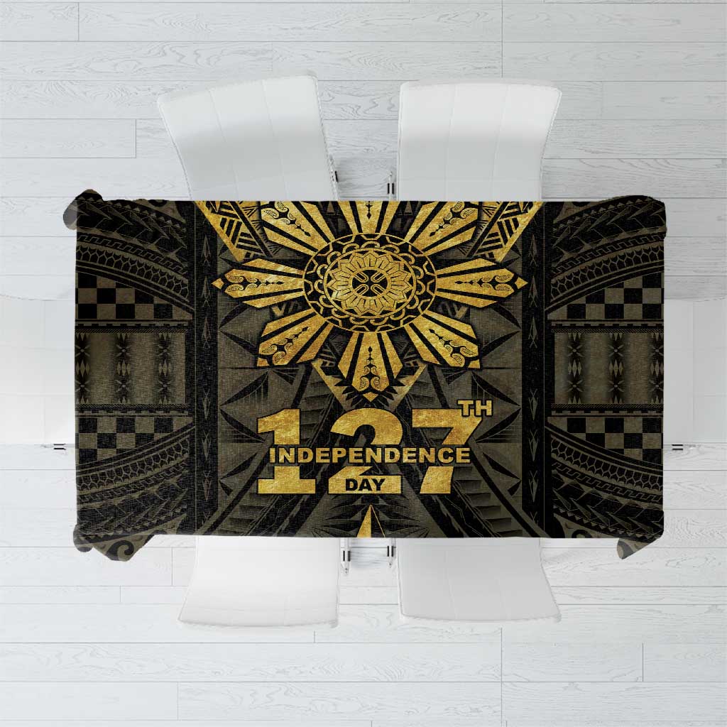 Philippines Independence Day Tablecloth Filipinos Sun Star Tribal