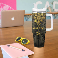 Personalised Philippines Independence Day Tumbler With Handle Filipinos Sun Star Tribal