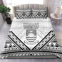 Kiribati Gospel Day Bedding Set Coat Of Arms Polynesian Pattern LT05 - Polynesian Pride