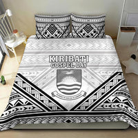 Kiribati Gospel Day Bedding Set Coat Of Arms Polynesian Pattern LT05 - Polynesian Pride
