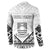 Personalised Kiribati Gospel Day Button Sweatshirt Coat Of Arms Polynesian Pattern