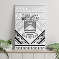 Kiribati Gospel Day Canvas Wall Art Coat Of Arms Polynesian Pattern LT05 - Polynesian Pride