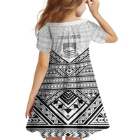 Personalised Kiribati Gospel Day Family Matching Long Sleeve Bodycon Dress and Hawaiian Shirt Coat Of Arms Polynesian Pattern