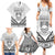 Personalised Kiribati Gospel Day Family Matching Summer Maxi Dress and Hawaiian Shirt Coat Of Arms Polynesian Pattern