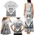 Personalised Kiribati Gospel Day Family Matching Tank Maxi Dress and Hawaiian Shirt Coat Of Arms Polynesian Pattern