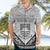 Personalised Kiribati Gospel Day Hawaiian Shirt Coat Of Arms Polynesian Pattern