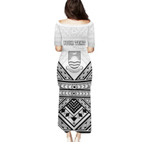 Personalised Kiribati Gospel Day Puletasi Coat Of Arms Polynesian Pattern LT05 - Polynesian Pride
