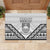 Kiribati Gospel Day Rubber Doormat Coat Of Arms Polynesian Pattern