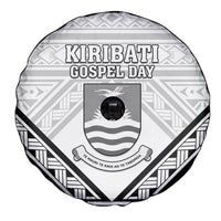 Kiribati Gospel Day Spare Tire Cover Coat Of Arms Polynesian Pattern LT05 - Polynesian Pride