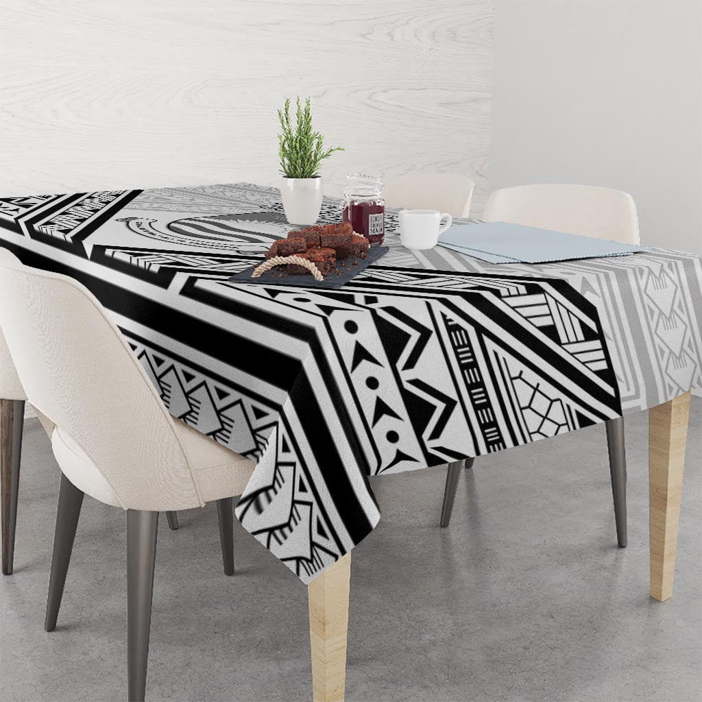 Kiribati Gospel Day Tablecloth Coat Of Arms Polynesian Pattern LT05 - Polynesian Pride
