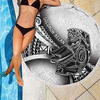 Solomon Islands Nguzunguzu Beach Blanket Polynesian Tribal Pattern