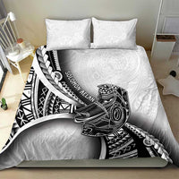 Solomon Islands Nguzunguzu Bedding Set Polynesian Tribal Pattern