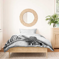 Solomon Islands Nguzunguzu Bedding Set Polynesian Tribal Pattern