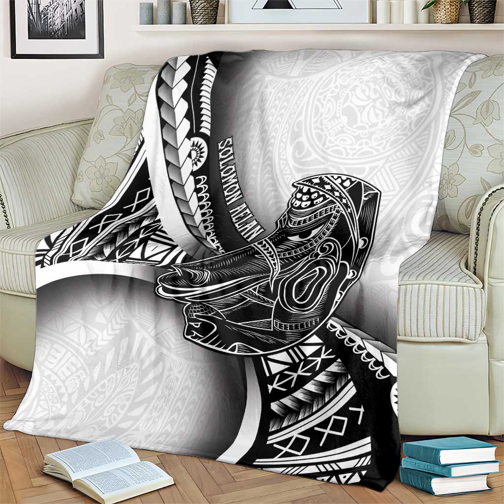 Solomon Islands Nguzunguzu Blanket Polynesian Tribal Pattern