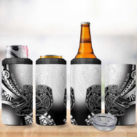 Solomon Islands Nguzunguzu 4 in 1 Can Cooler Tumbler Polynesian Tribal Pattern