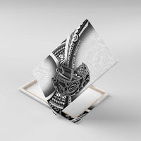 Solomon Islands Nguzunguzu Canvas Wall Art Polynesian Tribal Pattern