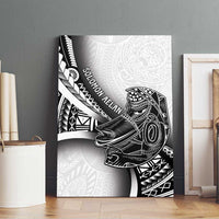 Solomon Islands Nguzunguzu Canvas Wall Art Polynesian Tribal Pattern