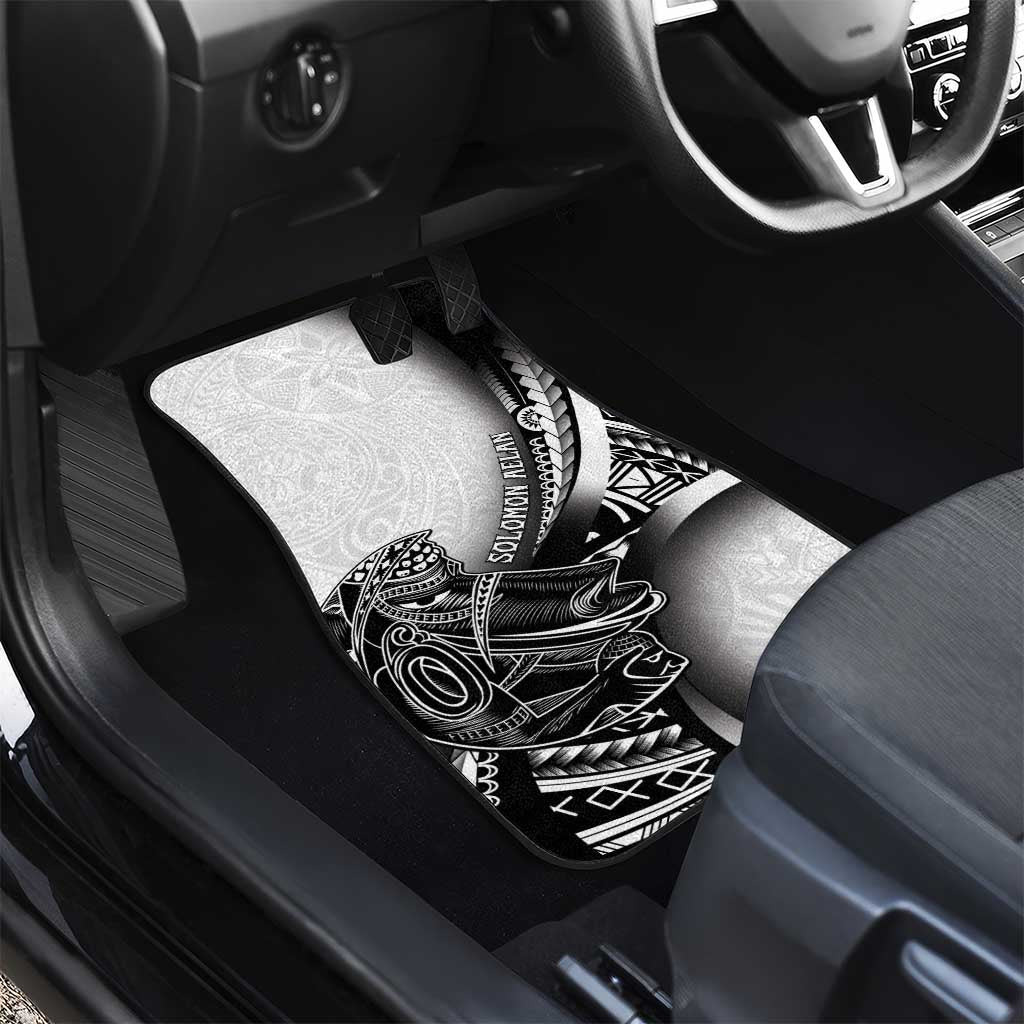 Solomon Islands Nguzunguzu Car Mats Polynesian Tribal Pattern