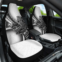 Solomon Islands Nguzunguzu Car Seat Cover Polynesian Tribal Pattern
