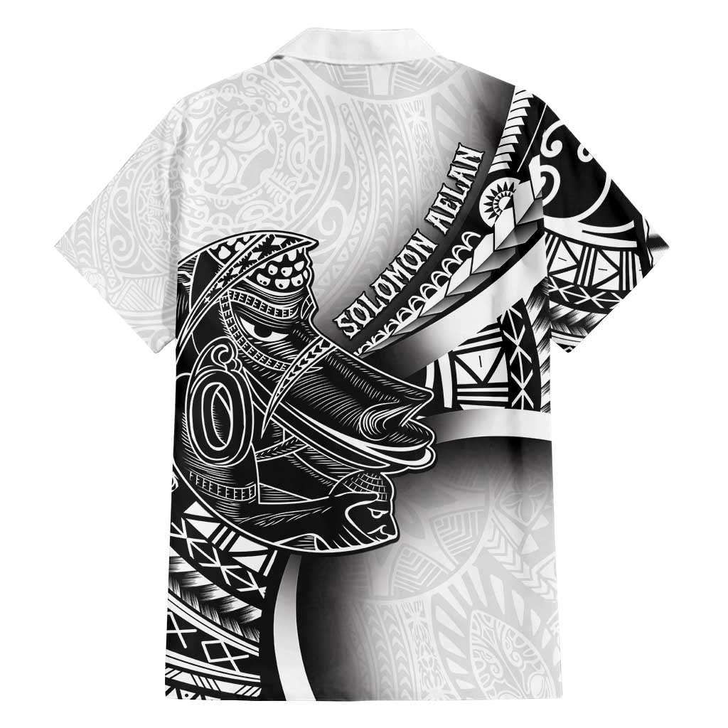 Solomon Islands Nguzunguzu Family Matching Summer Maxi Dress and Hawaiian Shirt Polynesian Tribal Pattern