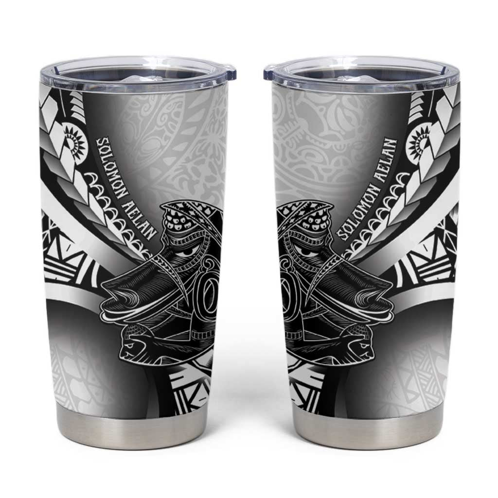 Solomon Islands Nguzunguzu Tumbler Cup Polynesian Tribal Pattern