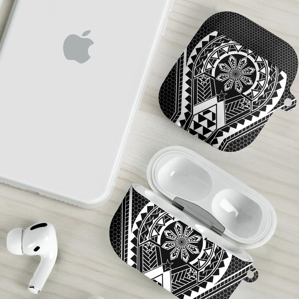 Philippines Batok Tribal Inspired Tattoo Black AirPods Case LT05 - Polynesian Pride
