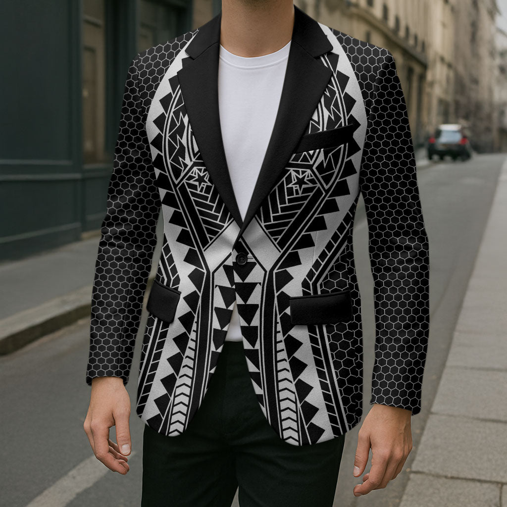 Philippines Batok Tribal Inspired Tattoo Black Blazer LT05 - Polynesian Pride