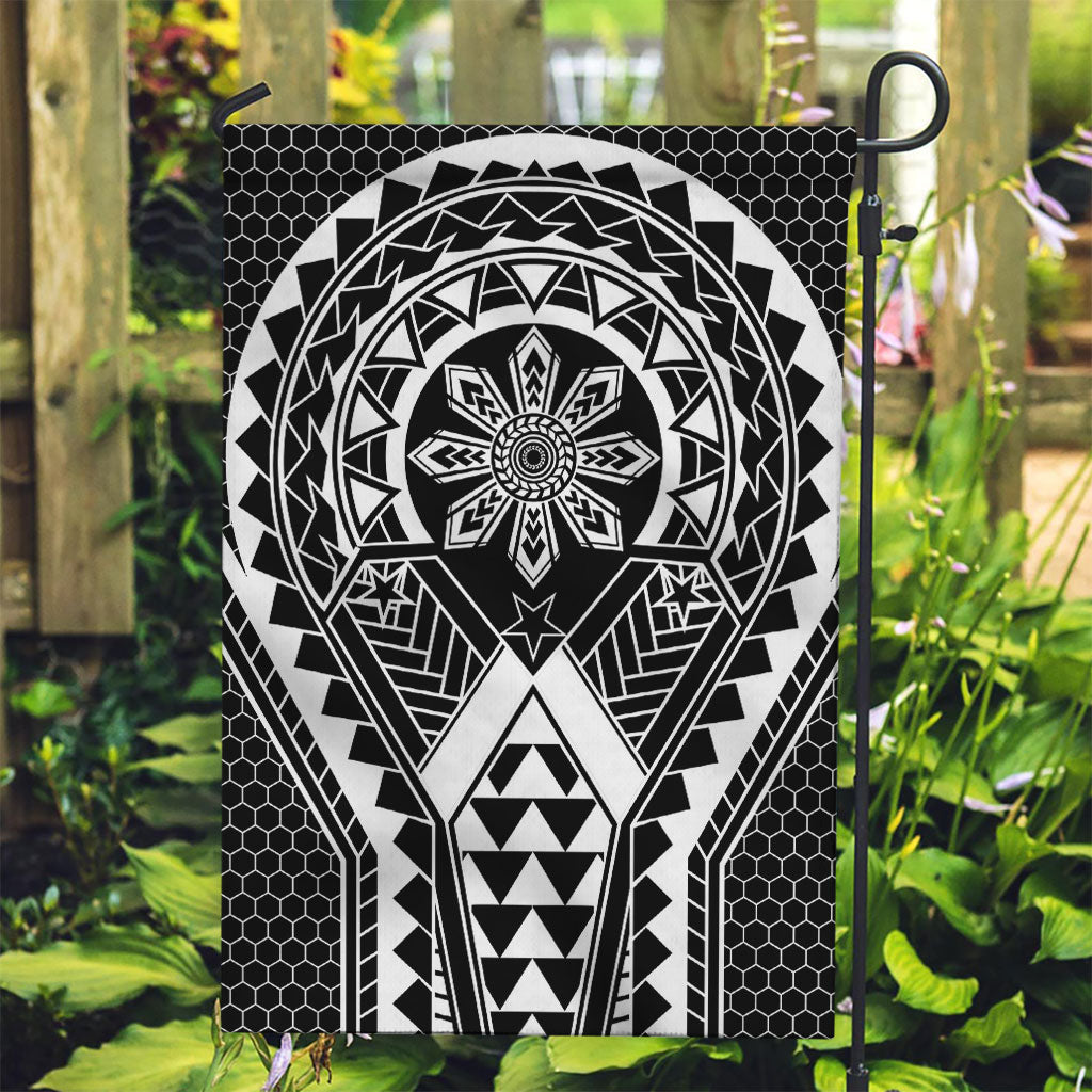 Philippines Batok Tribal Inspired Tattoo Black Garden Flag LT05 Garden Flag Black - Polynesian Pride
