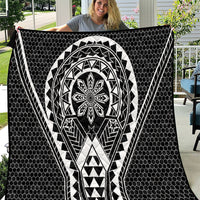 Philippines Batok Tribal Inspired Tattoo Black Quilt LT05 Black - Polynesian Pride