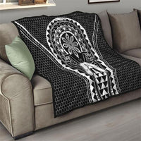 Philippines Batok Tribal Inspired Tattoo Black Quilt LT05 - Polynesian Pride