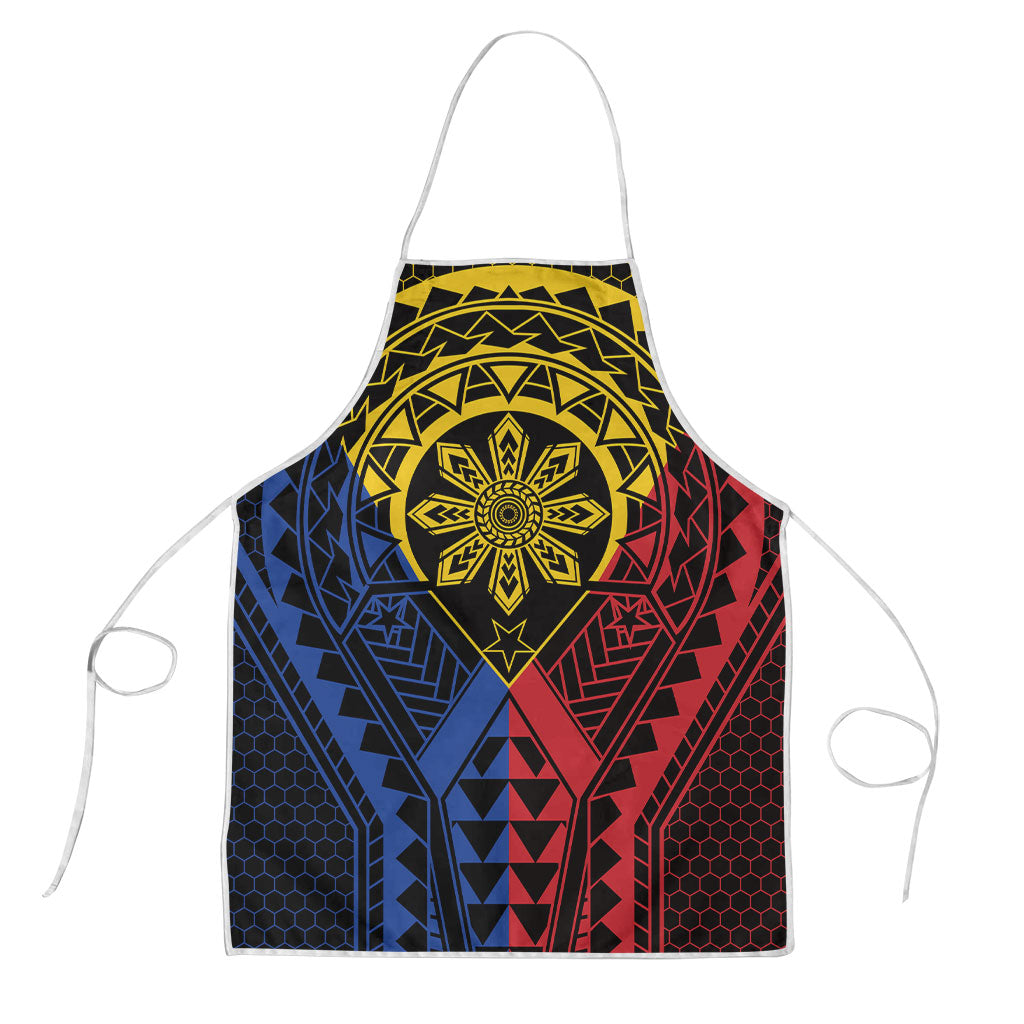 Philippines Batok Tribal Inspired Tattoo Apron LT05 Multicolor - Polynesian Pride
