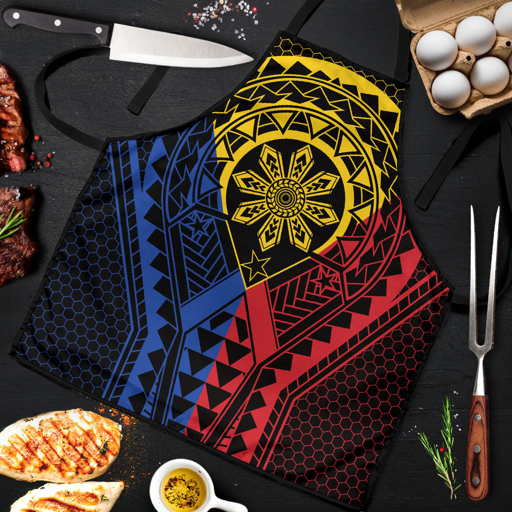Philippines Batok Tribal Inspired Tattoo Apron LT05 Multicolor - Polynesian Pride