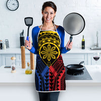 Philippines Batok Tribal Inspired Tattoo Apron LT05 - Polynesian Pride