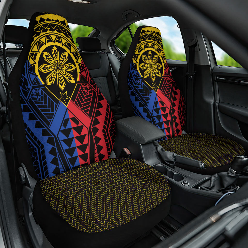 Philippines Batok Tribal Inspired Tattoo Car Seat Cover LT05 One Size Multicolor - Polynesian Pride