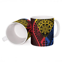 Philippines Batok Tribal Inspired Tattoo Ceramic Mug LT05 - Polynesian Pride