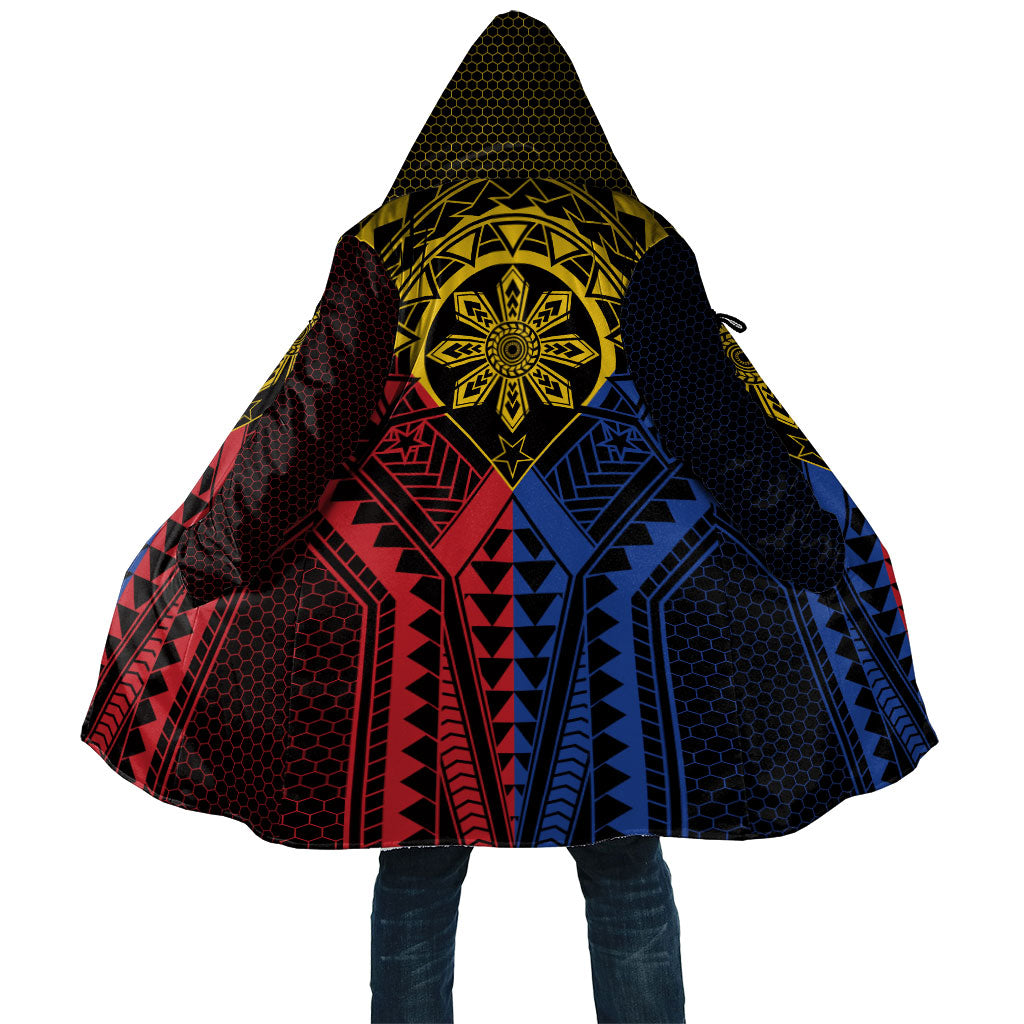 Philippines Batok Tribal Inspired Tattoo Cloak LT05 Unisex Multicolor - Polynesian Pride