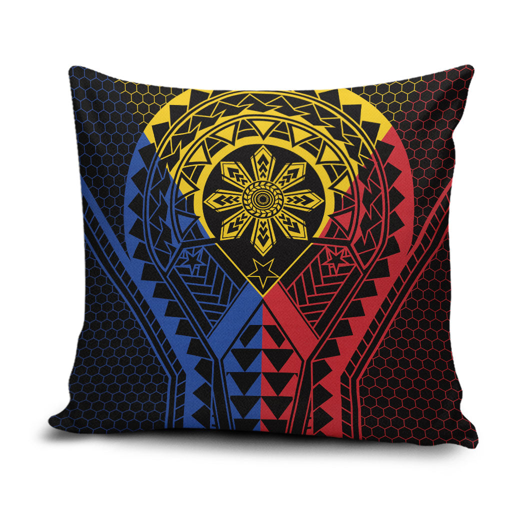 Philippines Batok Tribal Inspired Tattoo Pillow Cover LT05 Multicolor - Polynesian Pride