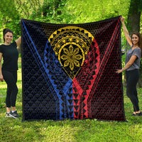 Philippines Batok Tribal Inspired Tattoo Quilt LT05 - Polynesian Pride