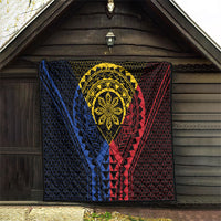 Philippines Batok Tribal Inspired Tattoo Quilt LT05 - Polynesian Pride