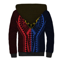 Philippines Batok Tribal Inspired Tattoo Sherpa Hoodie LT05 - Polynesian Pride
