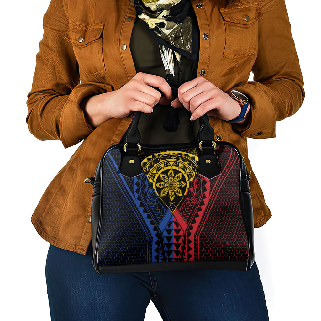 Philippines Batok Tribal Inspired Tattoo Shoulder Handbag LT05 - Polynesian Pride