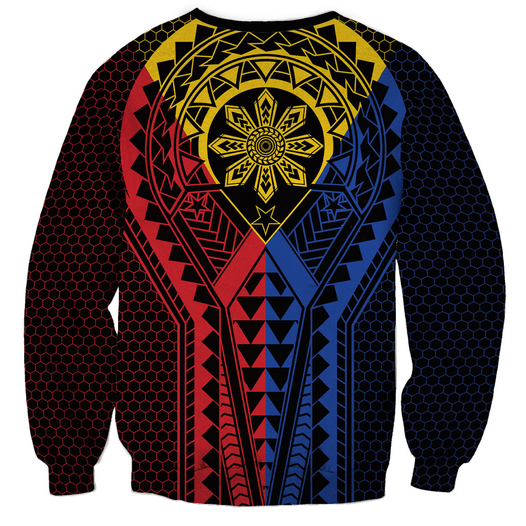 Philippines Batok Tribal Inspired Tattoo Sweatshirt LT05 - Polynesian Pride