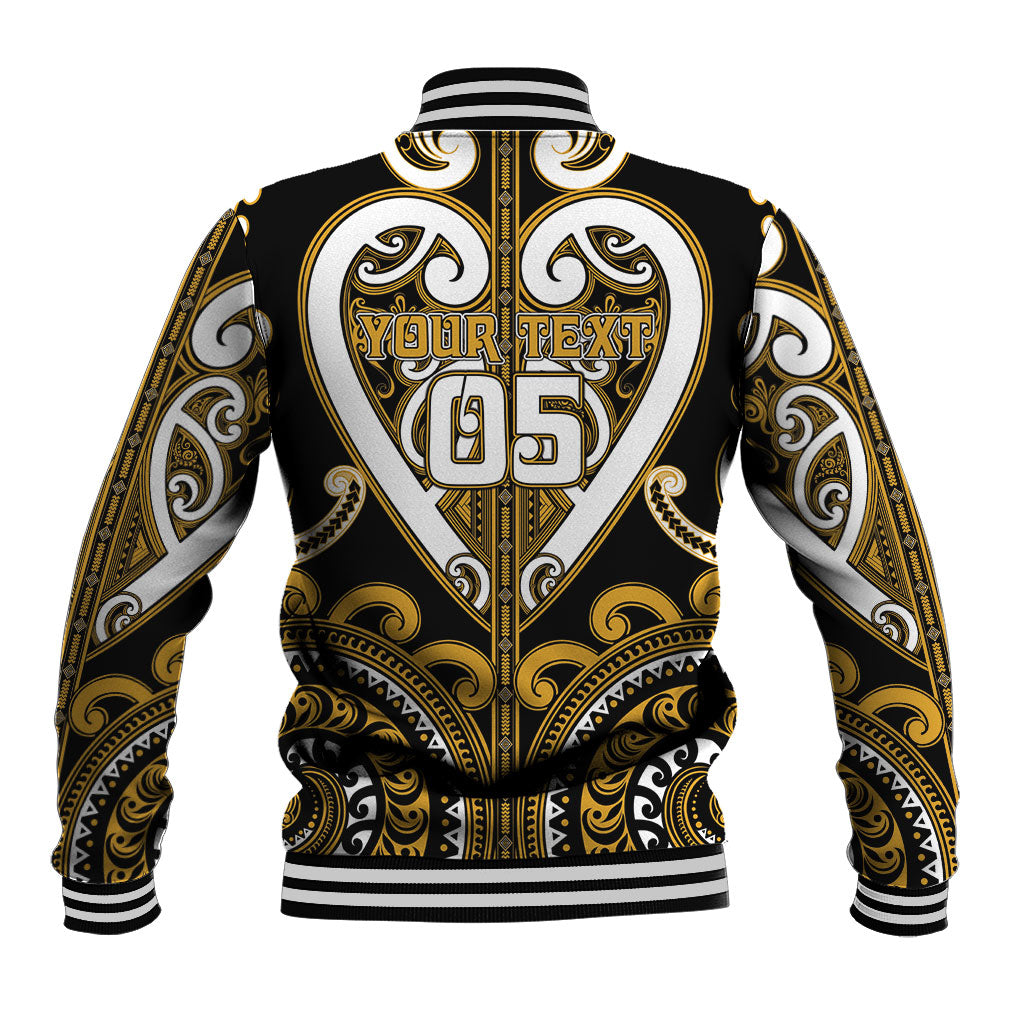 Custom Aotearoa Ngai Te Rangi Baseball Jacket Maori Tribal Pattern LT05 - Polynesian Pride