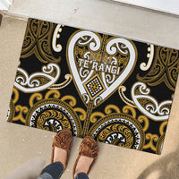 Aotearoa Ngai Te Rangi Rubber Doormat Maori Tribal Pattern LT05 - Polynesian Pride